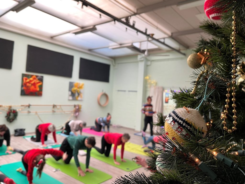 Pilates met kerst